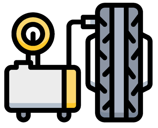 Sostituzione, convergenza, equilibratura, gonfiaggio e deposito pneumatici
